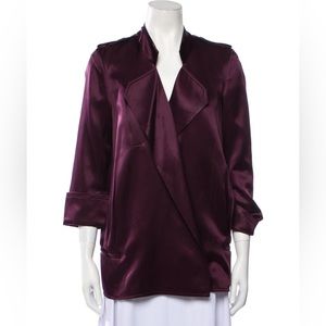 Diane Von Furstenburg Satin Jacket